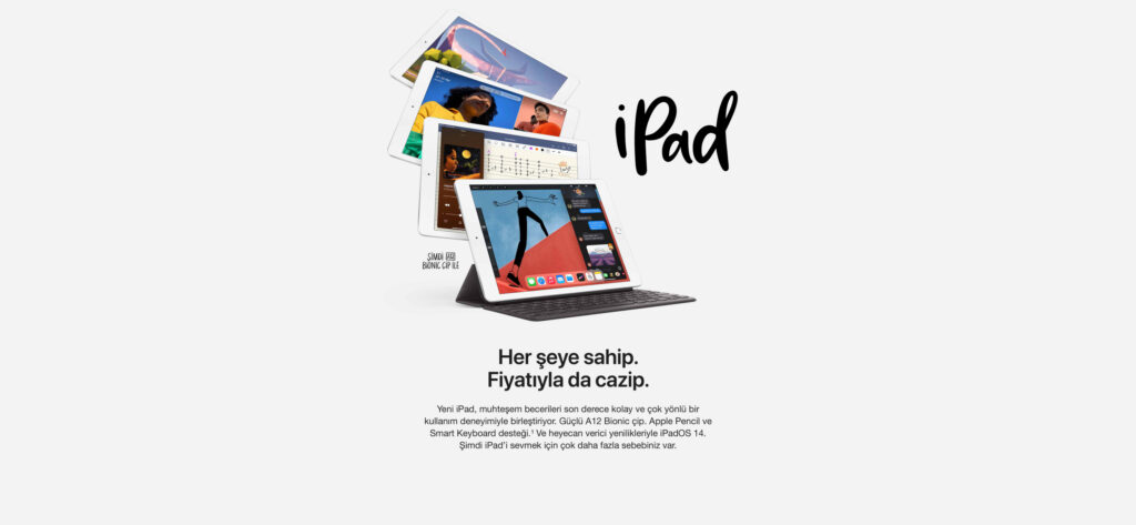 Yaratıcılığınıza Renk Katacak Apple iPad 9. Nesil 64GB Hafıza